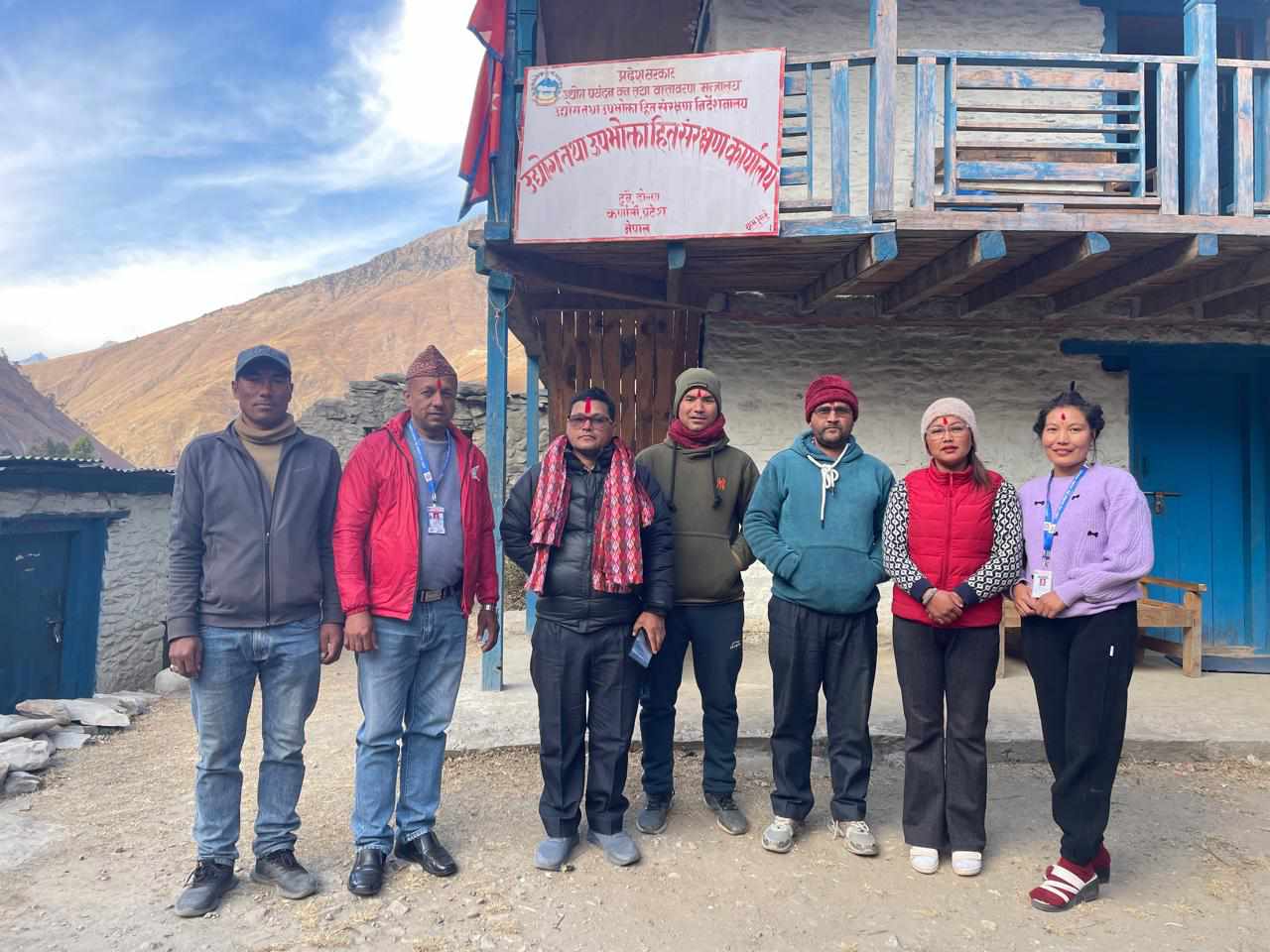 नयाँ कार्यालय प्रमुखको स्वागतको झलक