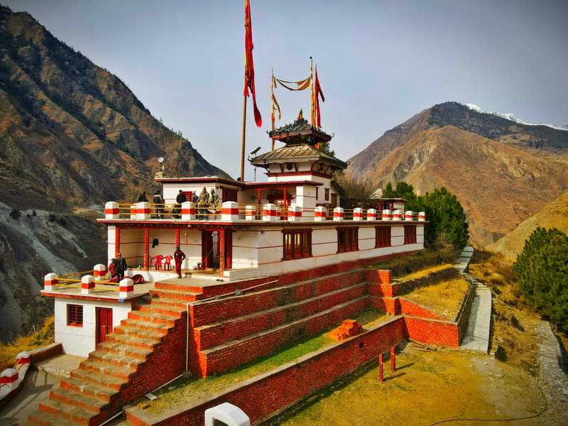 प्रसिद्ध धार्मिक स्थल बालात्रिपुरा मन्दिर त्रिपुराकोट दुनै डाेल्पा